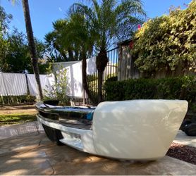 2010 SILVERADO 1500 WHITE FRONT BUMPER