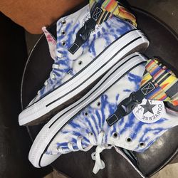 Converse Chuck Taylor All Star Buckle Up High "Tie-Dye" men’s size 12