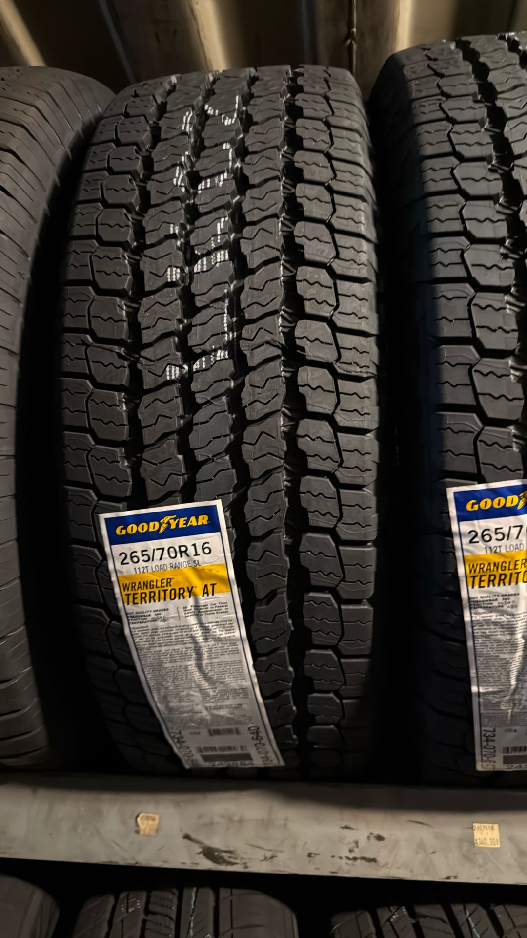 265/70/16 Goodyear Tires 