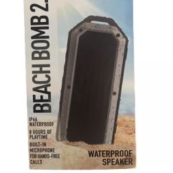 iJoy Beach Bomb 2.0 Wireless Bluetooth Speaker - Grey/Black