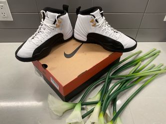 Air Jordan 12 Retro White Black Sneakers