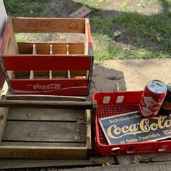 Vintage Coca-cola Crates. 
