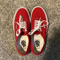 Brand New Size 9 Women’s Vans Red