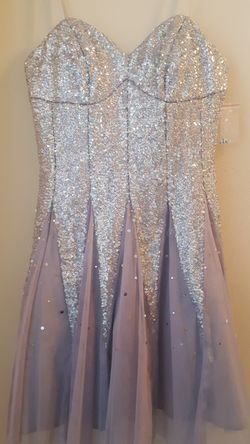 Silver Formal Dress by Bee Darling