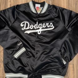 New men’s size large & XL Mitchell & ness LA Dodgers satin jacket 