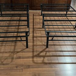 3 Twin Size metal bed frame 