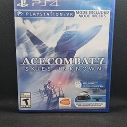 Ace Combat 7 VR Compatible PlayStation 4 Mint 