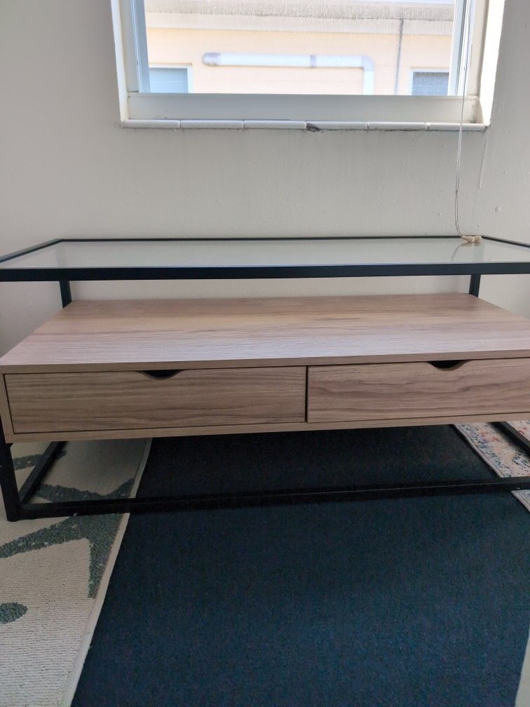Glass Top Coffee Table