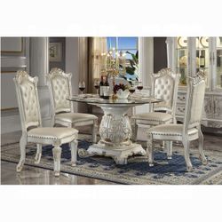 DN01524- Vendome Round Dining Table W/Pedestal Base