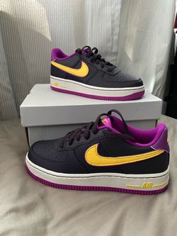 7women Nike Air Force 1 (GS) CAVE PURPLE/SOLAR FLARE