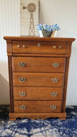 VAUGHAN BASSETT TALL DRESSER