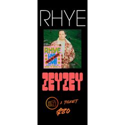 ⚠️ RHYE    Zey Zey NEXT SUNDAY ‼️❕