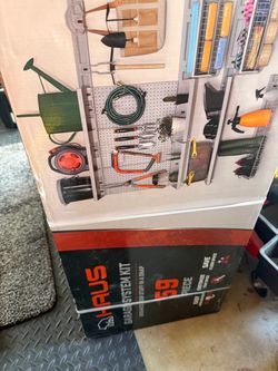 Haus Garage Organization System Kit 59-Piece