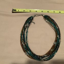 Necklace/glass beads  