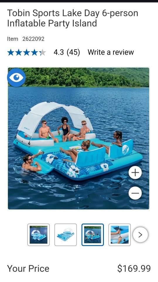 Lake Day 6 Person Inflatable