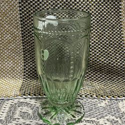 Princess House: Un Set De Cuatro Vasos, Color Verde