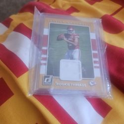 Patrick Mahomes Rookie Threads Donruss