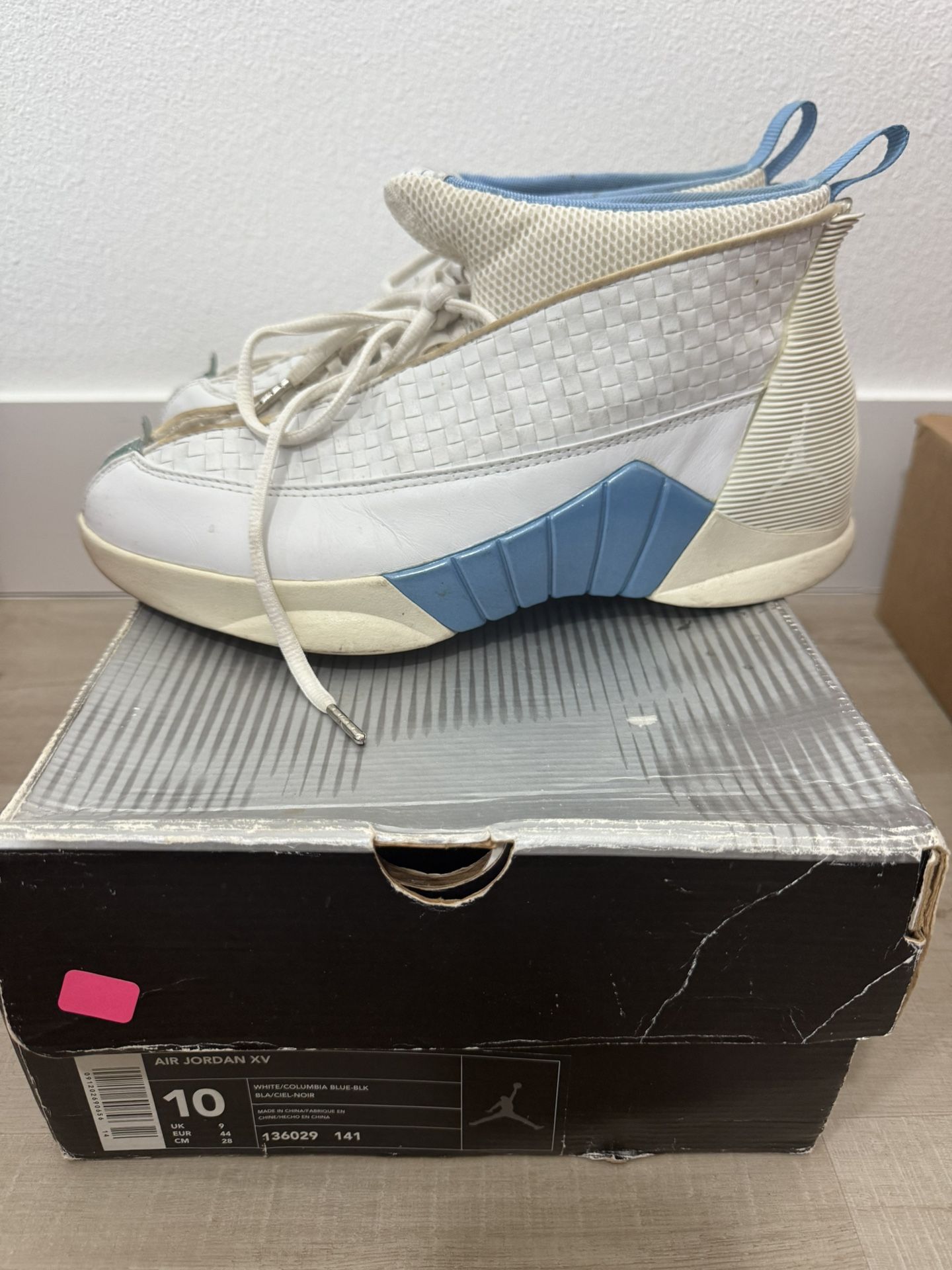 Air Jordan 15 OG Columbia 2000 Sz 10
