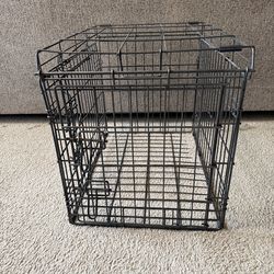 Small Double-Door Folding Wire Dog Crate