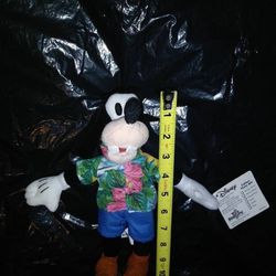Rare Disney Goofy Dog Plush Stuffed Animal Toy