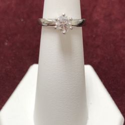 Platinum Solitaire Diamond Ring So 4