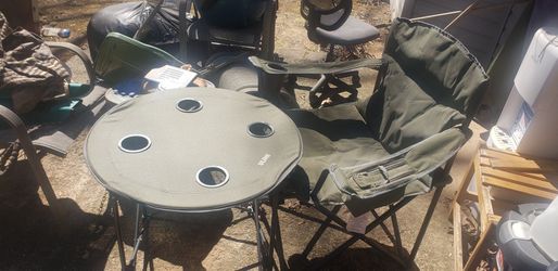 uline chair and table set