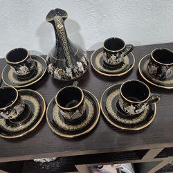 14k Hand Made Set Of Tea