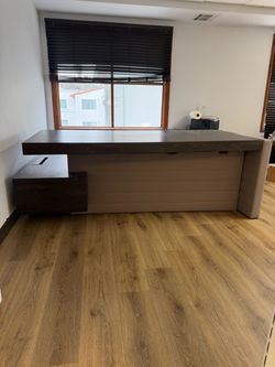 Large L-Shaped Executive Office Desk
