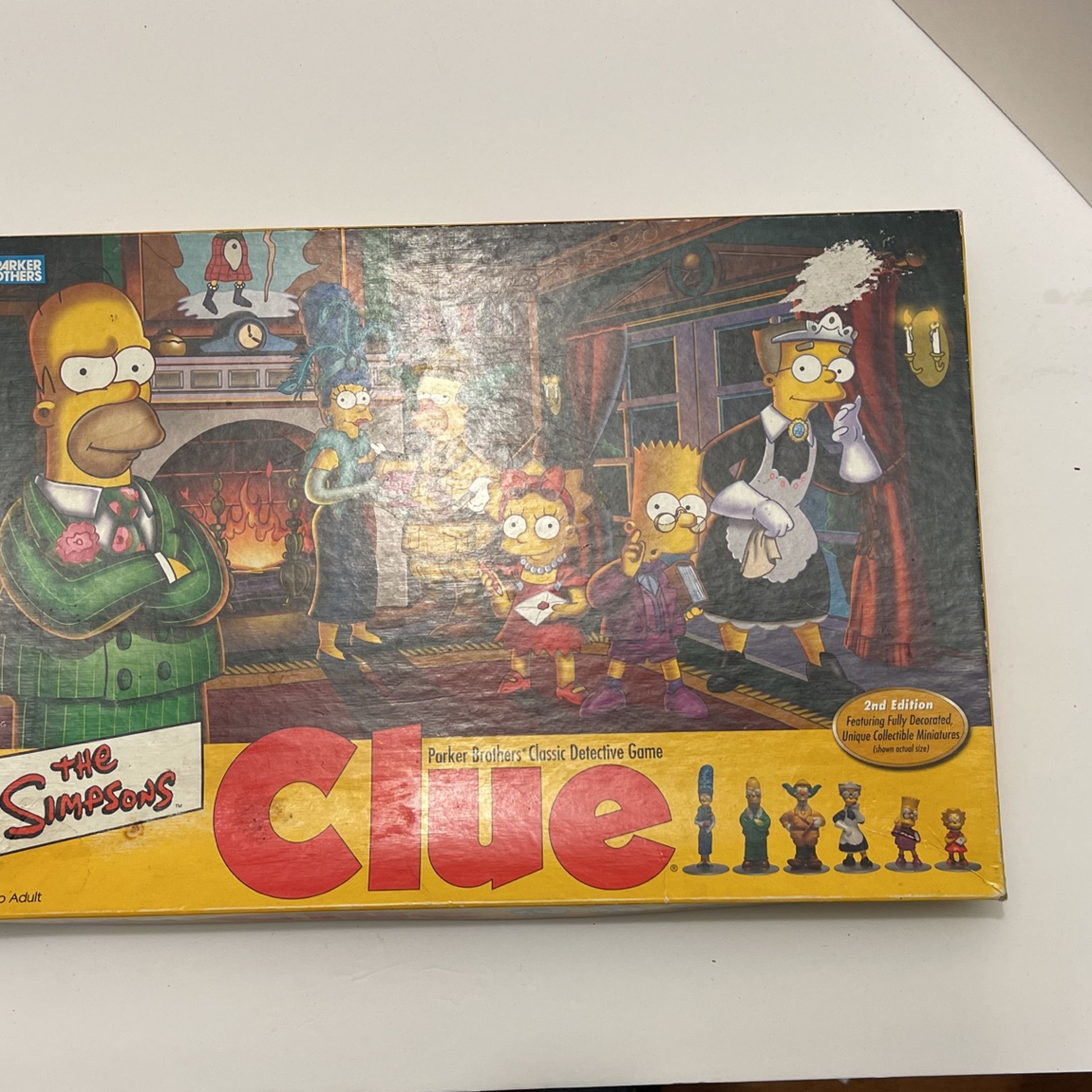 The Simpsons clue Board Game