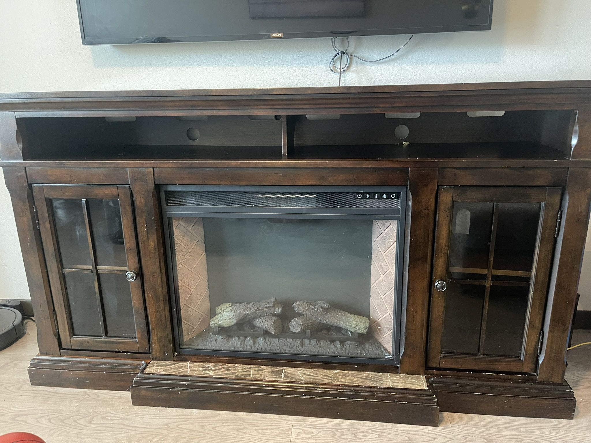 TV stand With Fireplace