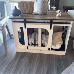 Farmhouse Style Dog Kennel Medium Size