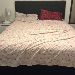 Queen Mattress + Bed Frame – Great Condition!