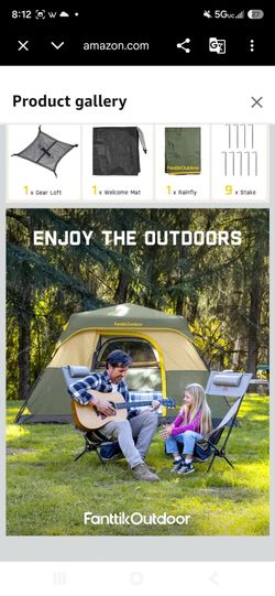 FanttikOutdoor Camping Tent with Accessories