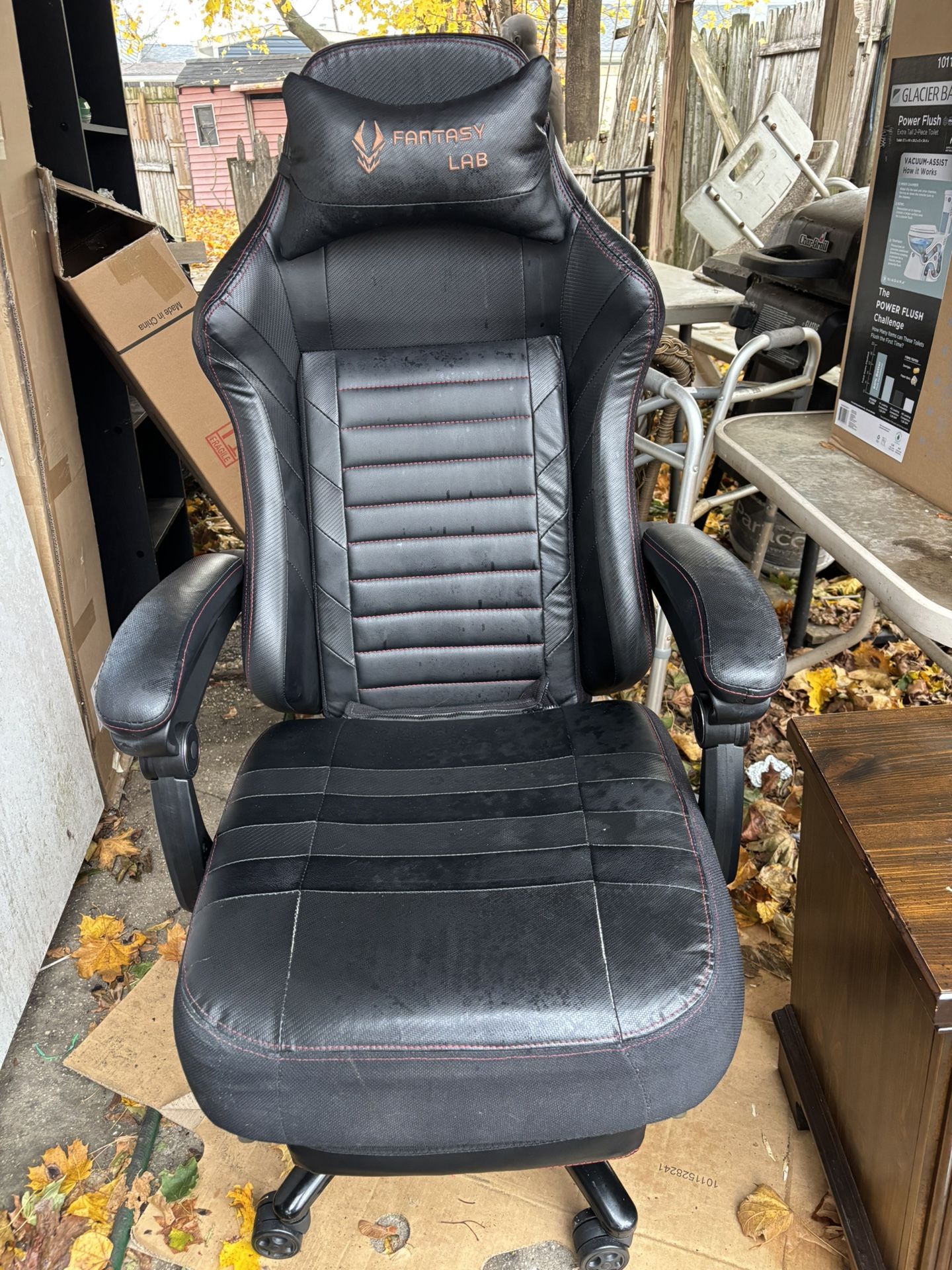 FantasyLab Big & Tall Gaming/Office Chair – Adjustable & Comfortable