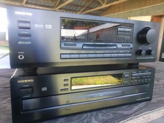 Onkyo receiver and cd player
