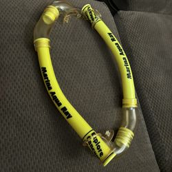 2pc Yellow breathing tube for diving 