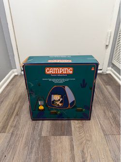 Kids tent camping adventure