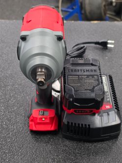 Craftsman Brushless 3-Speed Impact with 4.0 V20 Battery and Charger.