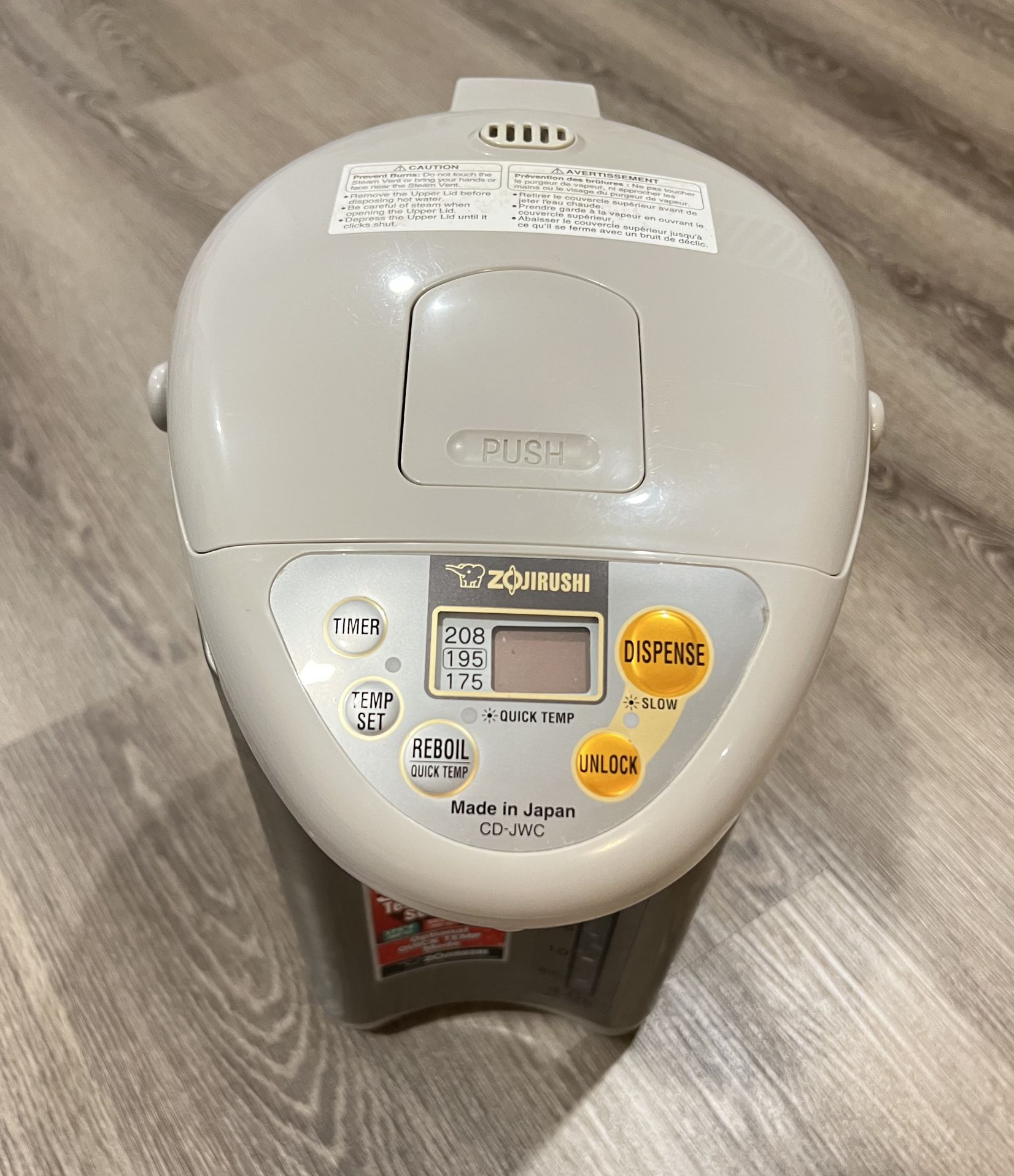 Zojirushi Micom Water Boiler and Warmer CD- JWC40