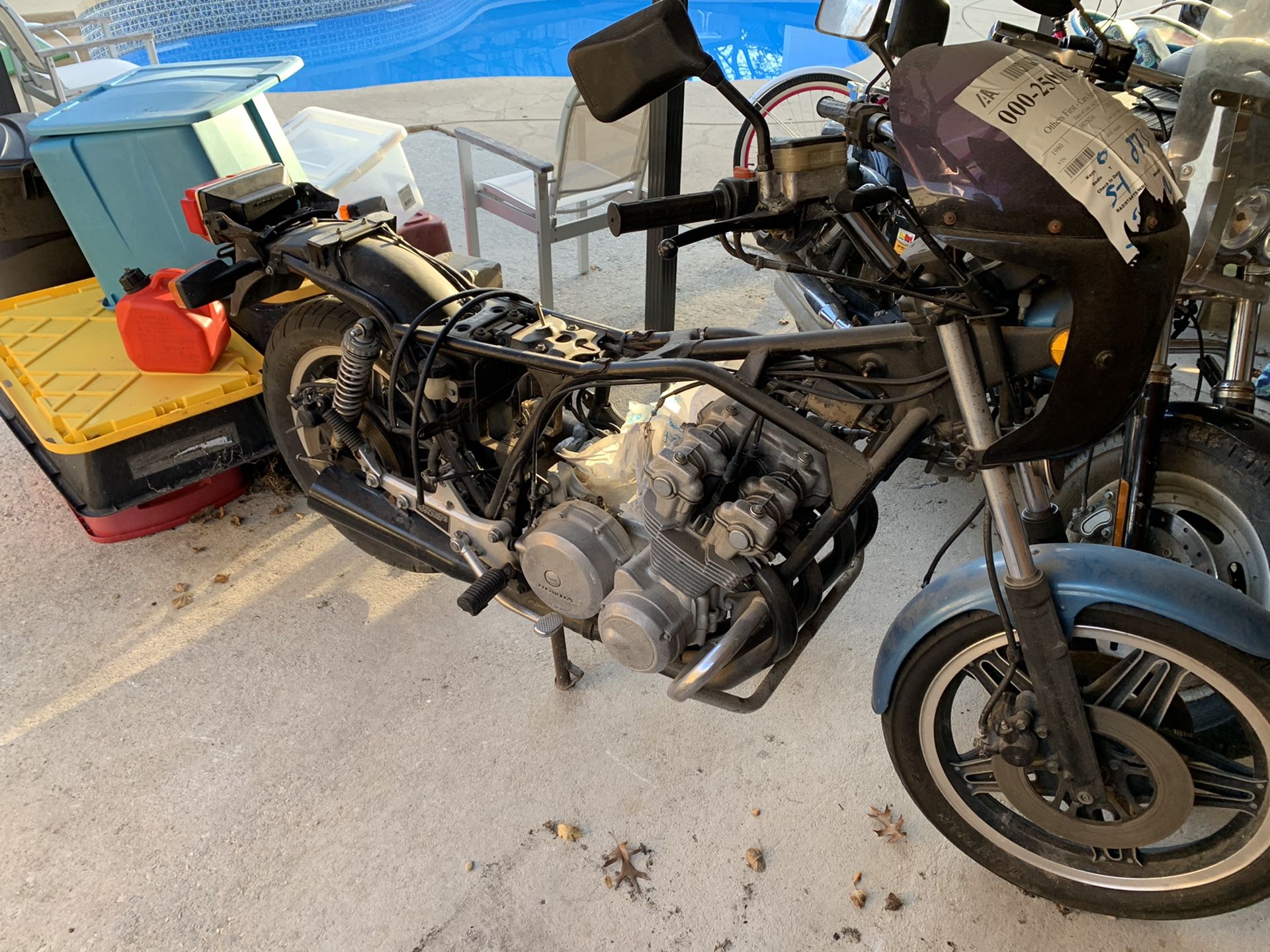 1980 Honda 750F project bike