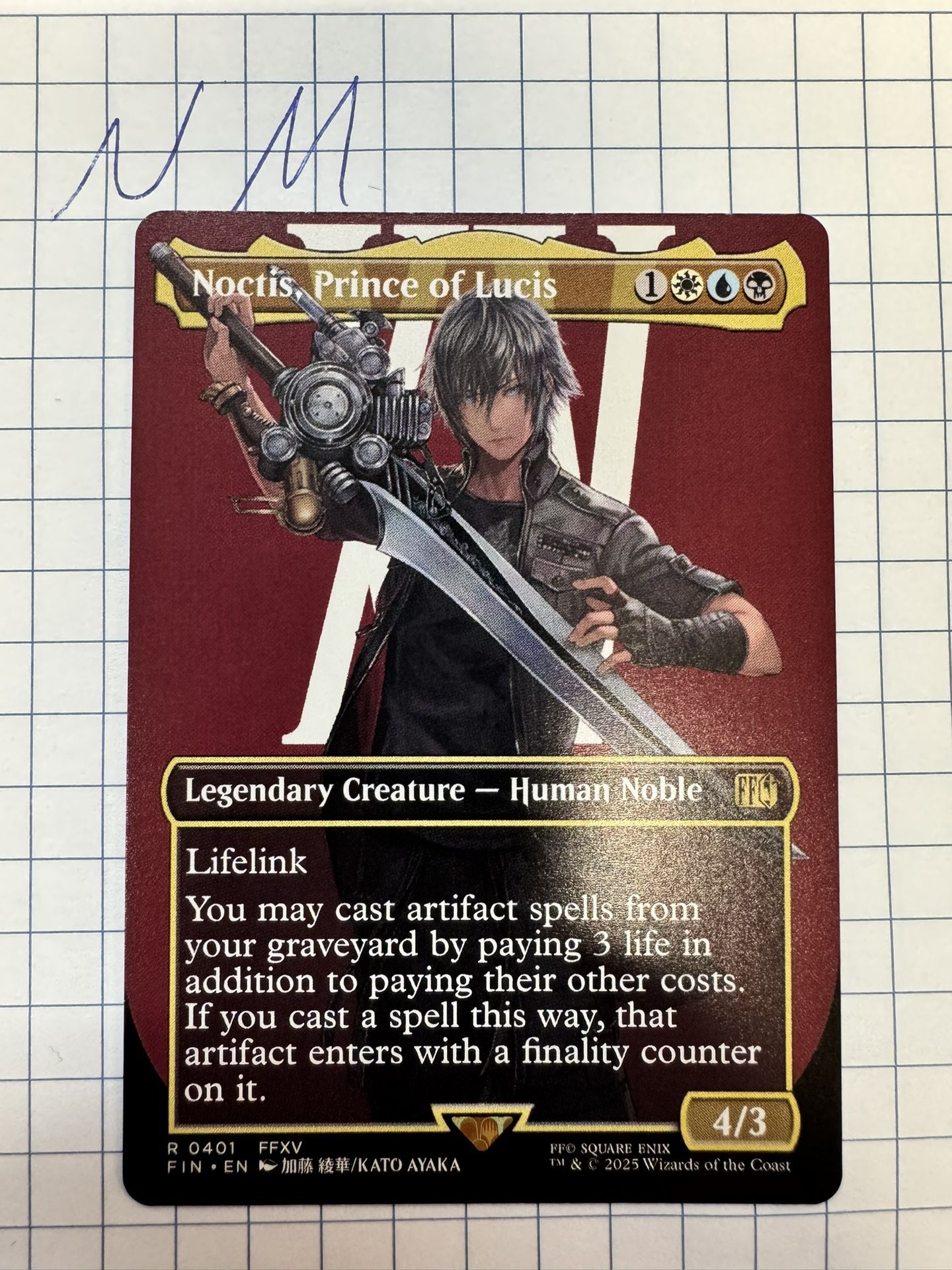 MTG Final Fantasy Noctis
