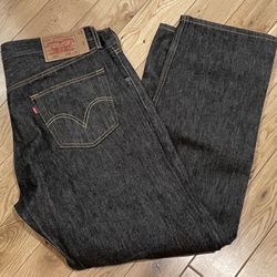 Levis 501s Charcoal Size 38x32