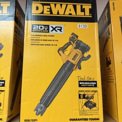 Dewalt 20v Xr Brushless Blower (TOOL ONLY )