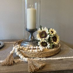 Pottery Barn Isabella Hurricane Candle Holder 