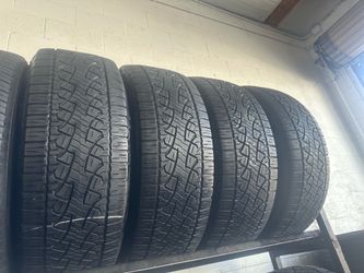 SET OF TIRE 285 65 20 PIRELLI 85% LIFE