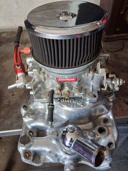 Edelbrock dual quad intake
