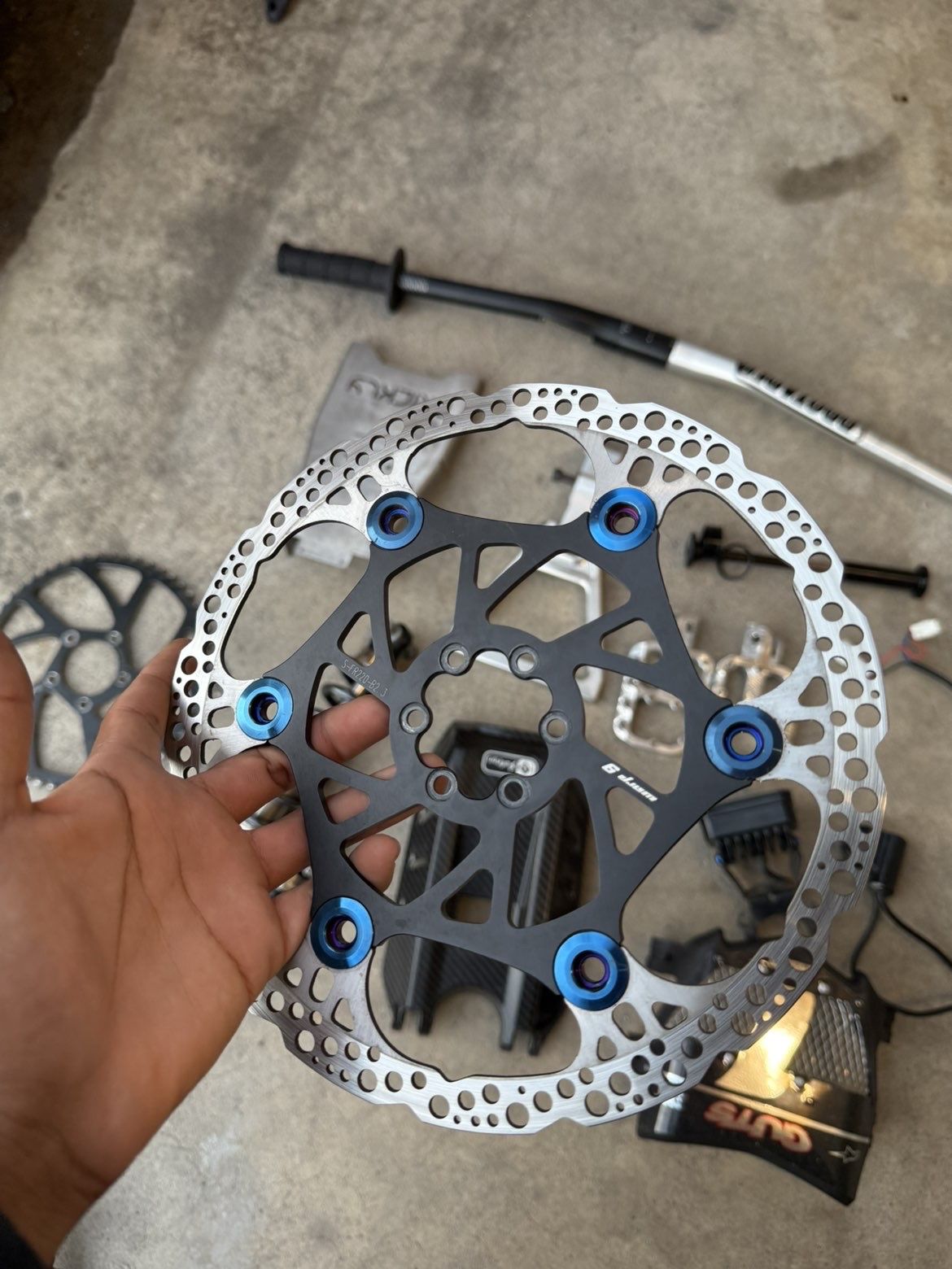 Warp 9 Front ROTOR