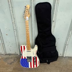 Huntington Electric Guitar Telecaster-Style Signed Robby Krieger The Doors Works