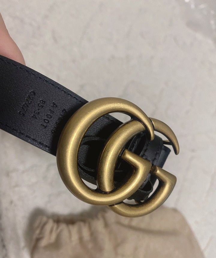 High-end Double G Smooth Buckle Belt
