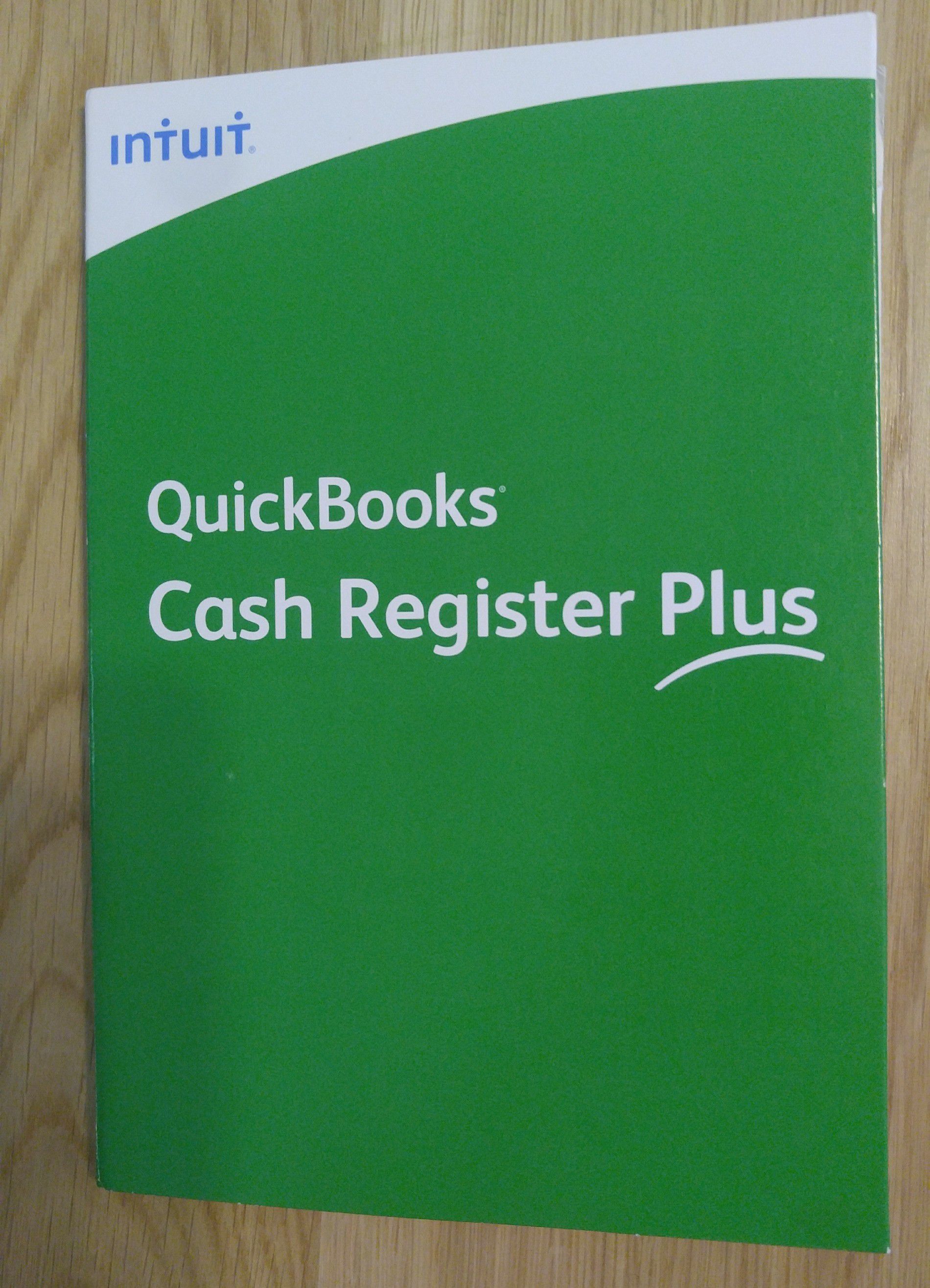 Brand New Intuit QuickBooks CASH REGISTER PLUS 2008 for Windows